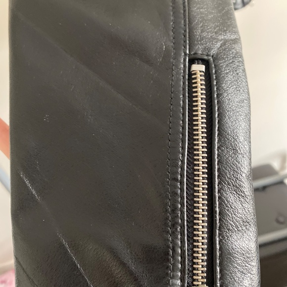 Evcode Black Leather Jacket - Picture 10 of 11